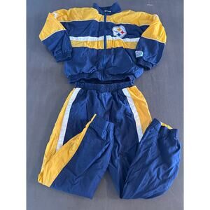 Vintage NFL Touchdown Club Pittsburgh Steelers Track Suit Kids Size S/8